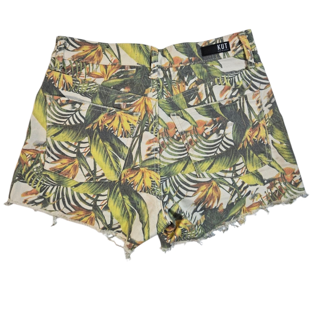 KUT Tropical Print Women's Shorts Sz 2 - Picture 2 of 8